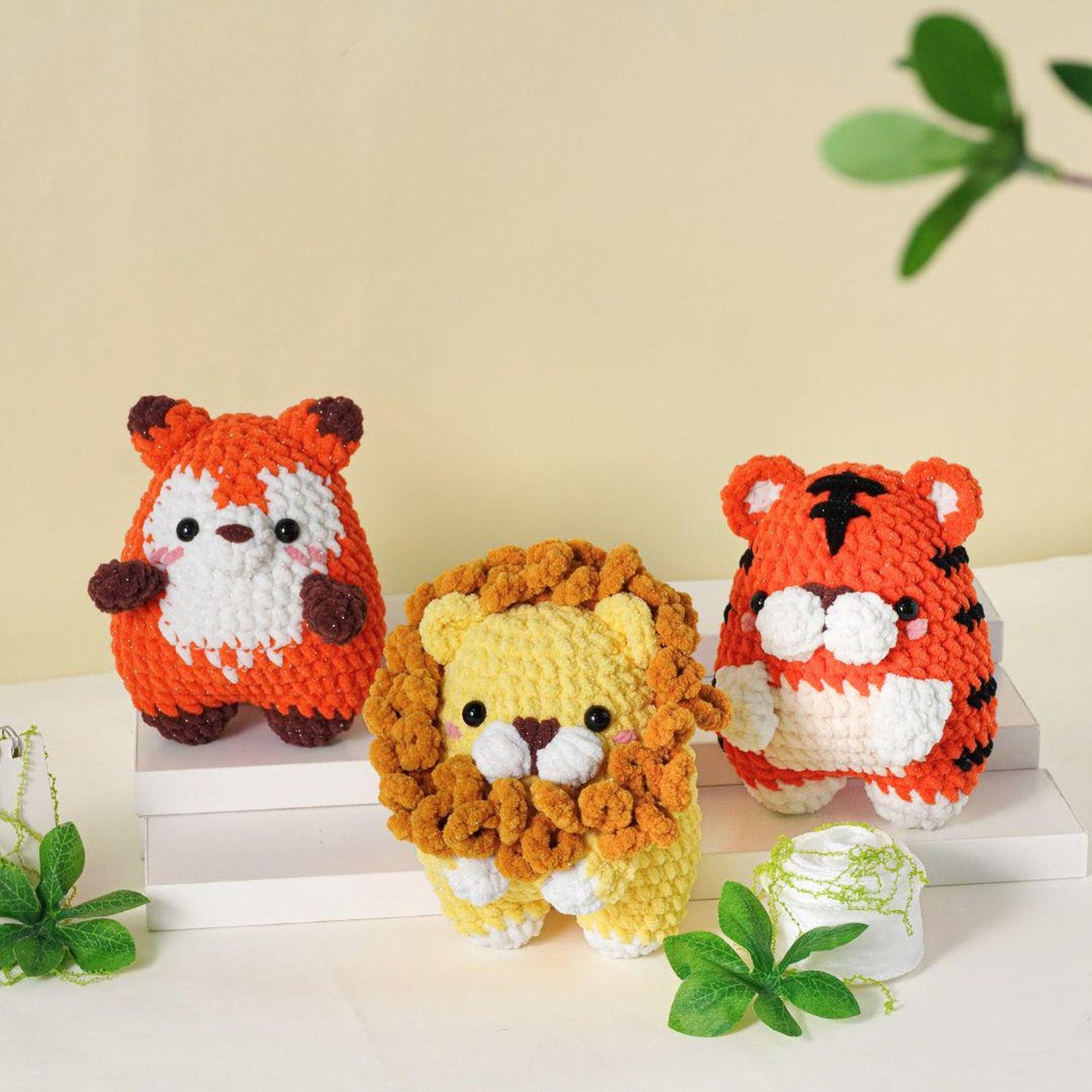 28in1 Tiny Beasties Collection Crochet Patterns | Hedgehog Pattern, Frog Pattern, Giraffe Pattern, Unicorn Pattern, Penguin Pattern
