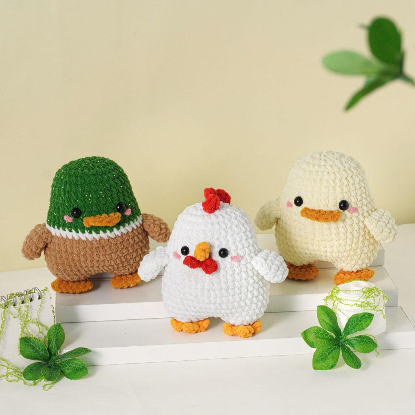 28in1 Tiny Beasties Collection Crochet Patterns | Hedgehog Pattern, Frog Pattern, Giraffe Pattern, Unicorn Pattern, Penguin Pattern