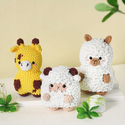 28in1 Tiny Beasties Collection Crochet Patterns | Hedgehog Pattern, Frog Pattern, Giraffe Pattern, Unicorn Pattern, Penguin Pattern